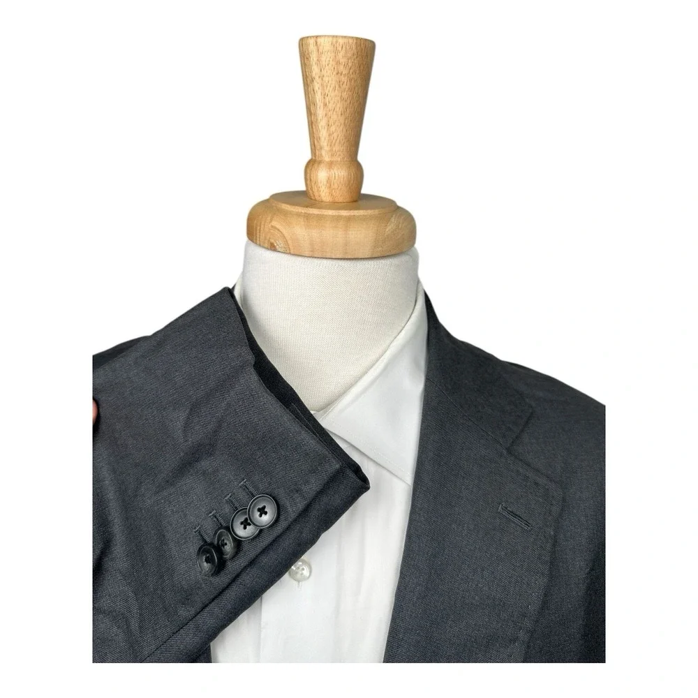 Suitsupply Light Gray Lazio Ariston Super 130s Wool Mens Sportcoat Size 52S